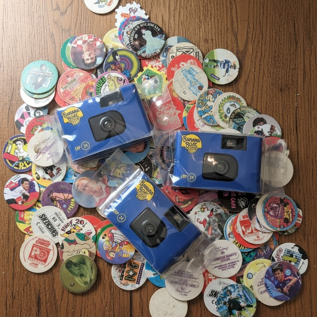 The Ultimate 90's Throwback- Banana Boat Disposable Camera