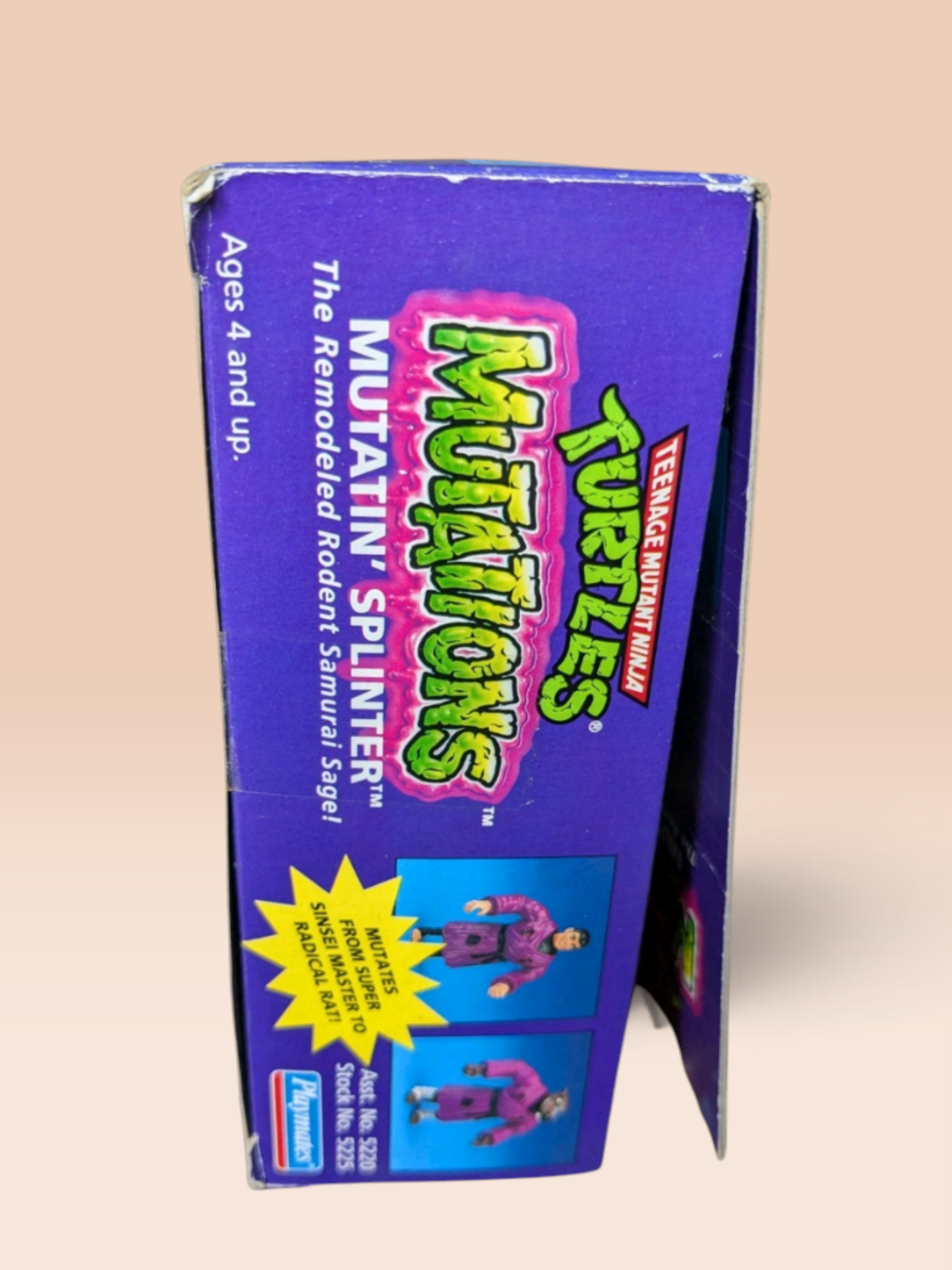 TMNT Teenage Mutant Ninja Turtles Figure Mutations Mutatin' Splinter 1992