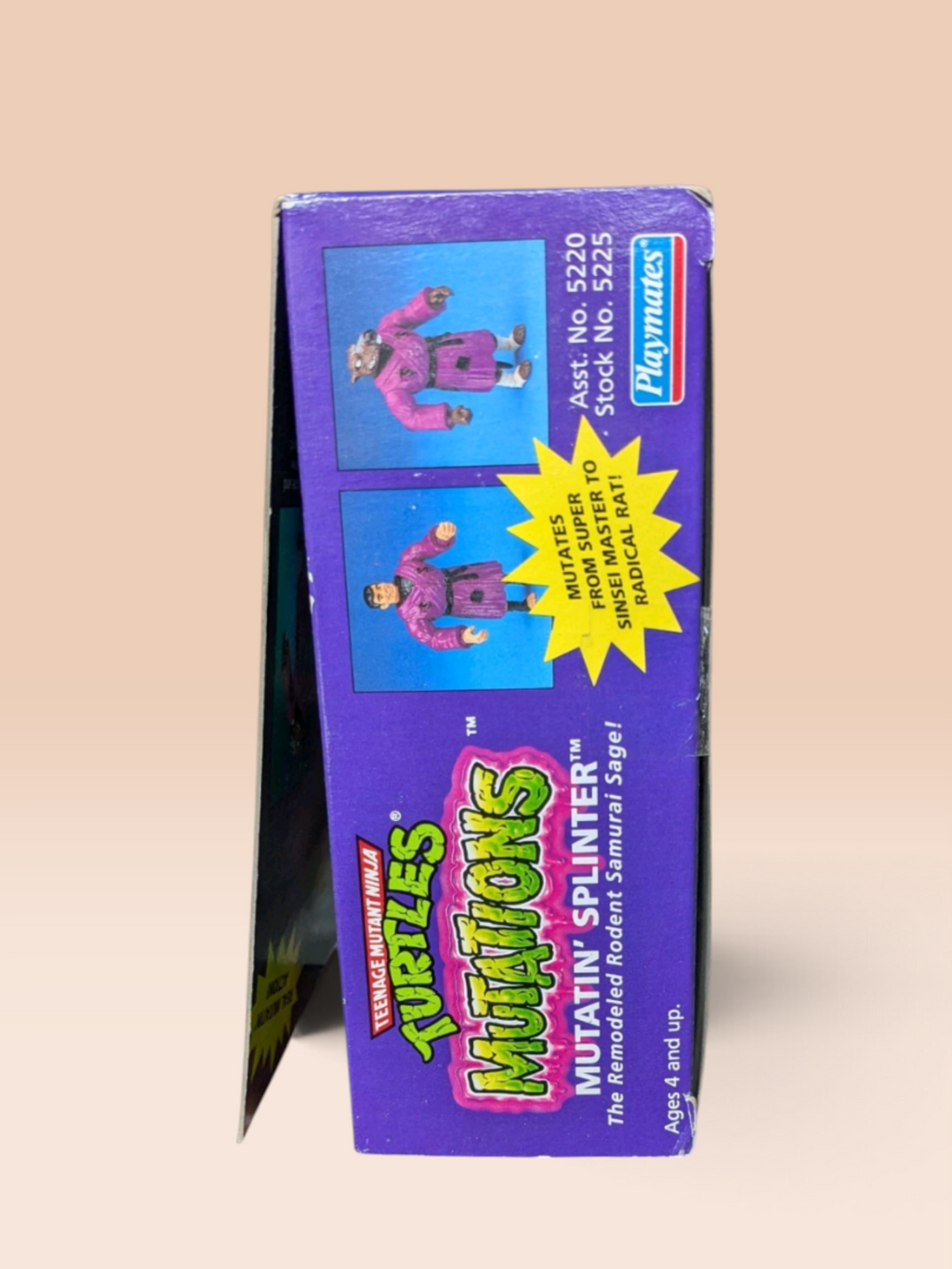 TMNT Teenage Mutant Ninja Turtles Figure Mutations Mutatin' Splinter 1992